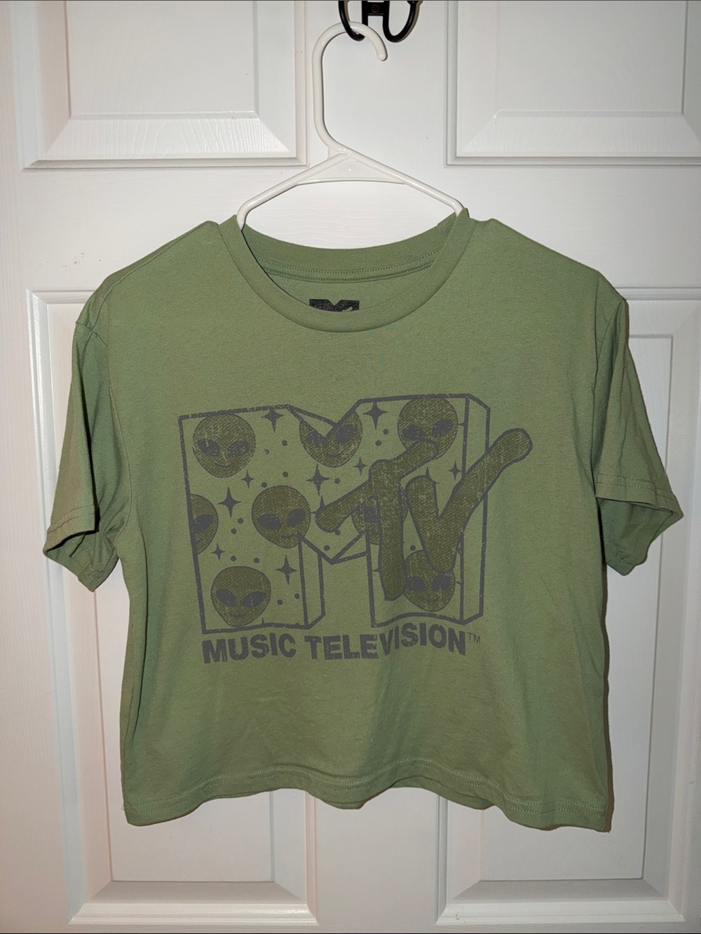 MTV Music Television Olive Graphic Tee